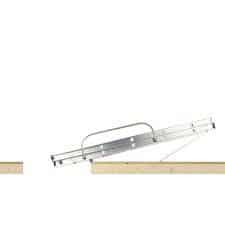 Folded aluminium loft ladder