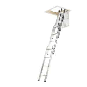 Aluminium Loft Ladder wihite background