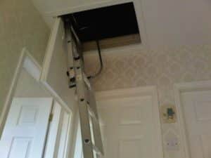 Extended loft ladder