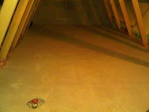 after image of a loft boarding job being completed